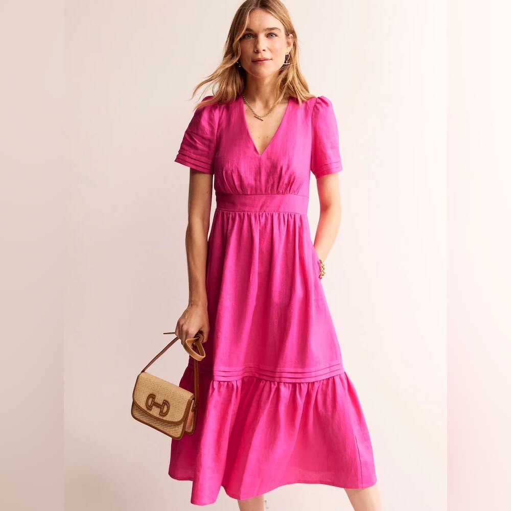 Boden Eve Linen Midi Dress
Pop Pansy -NEW